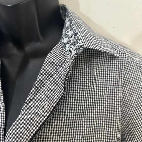 Robert Graham Contrast Long Sleeve Shirt Small Gently worn 100% cotton - Picture 2 of 5